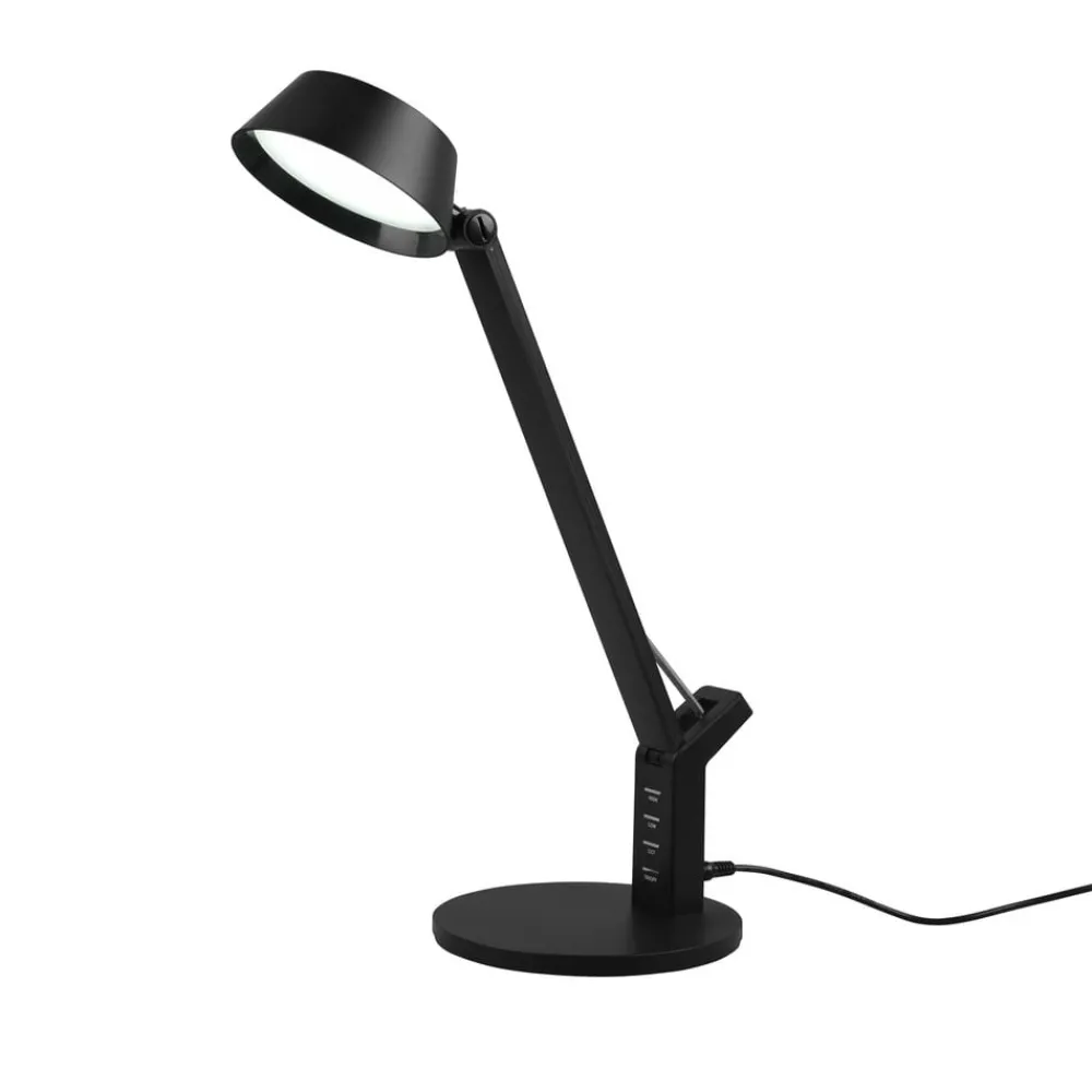 Trio Lighting Arbejdsrum/Kontor|Bordlamper > Ava LED-bordlampe med dæmperfunktion, sort