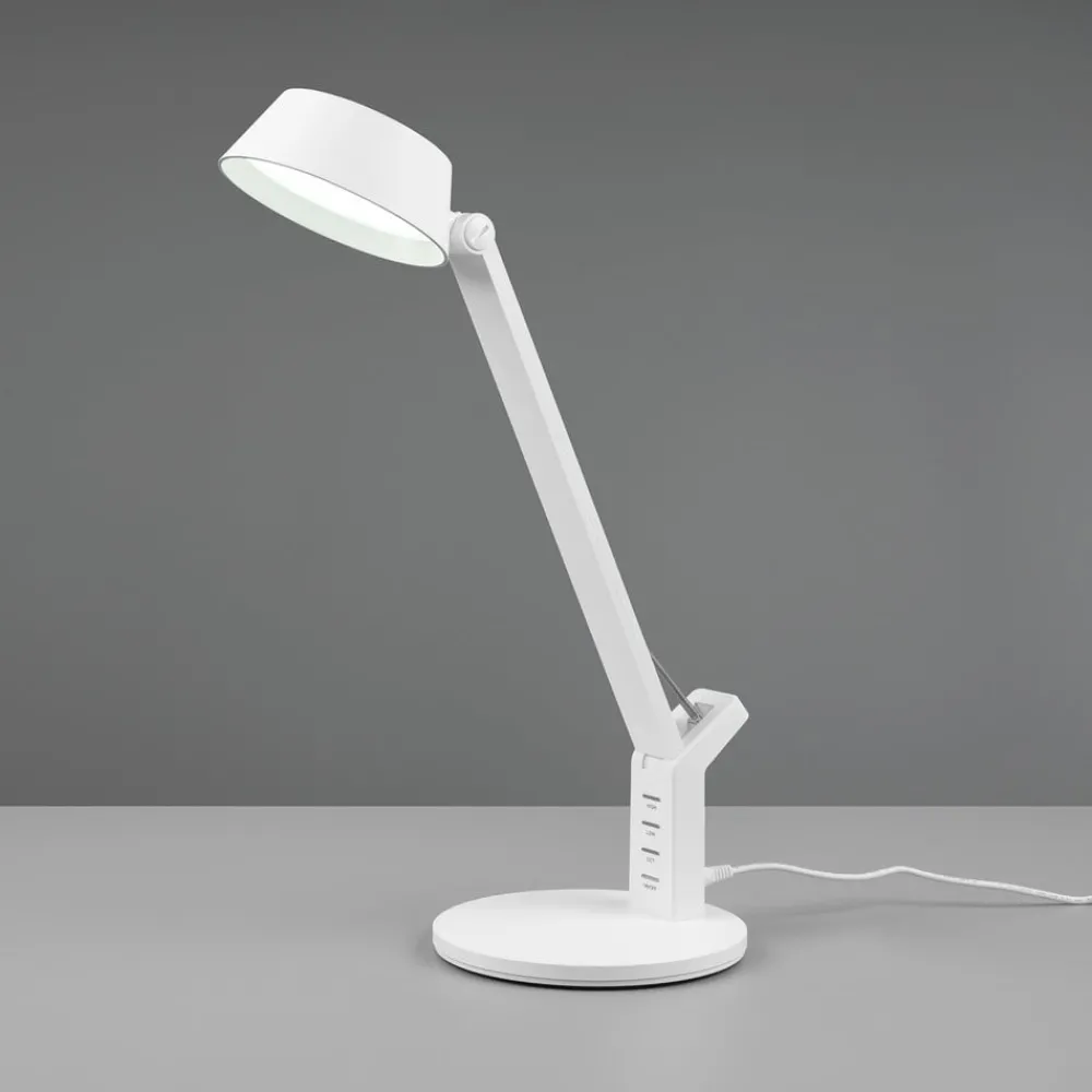 Trio Lighting Bordlamper > Ava LED-bordlampe med dæmperfunktion, hvid