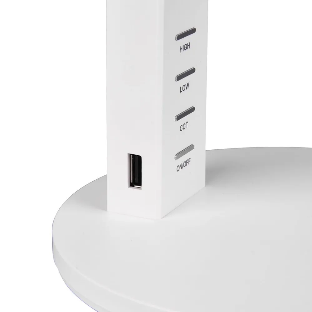 Trio Lighting Bordlamper > Ava LED-bordlampe med dæmperfunktion, hvid