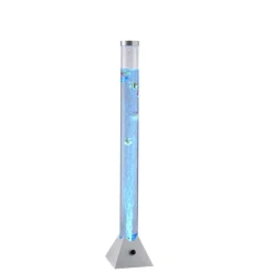 Dekorationsbelysning ^ JUST LIGHT. GmbH Ava vandsøjle med LED’er og fisk, højde 120cm