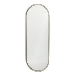 AYTM Møbel Og Interiør > Angui-spejl, sølvfarvet, højde 78 cm, glas, stål