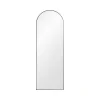 AYTM Møbel Og Interiør > Arcus-spejl, sort, højde 115 cm, glas, MDF-træ