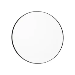 AYTM Møbel Og Interiør > Circum-spejl, klar/sort, Ø 70 cm, glas, MDF-træ