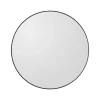 AYTM Møbel Og Interiør > Circum-spejl, klar/sort, Ø 50 cm, glas, MDF-træ