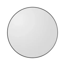 AYTM Møbel Og Interiør > Circum-spejl, klar/sort, Ø 50 cm, glas, MDF-træ