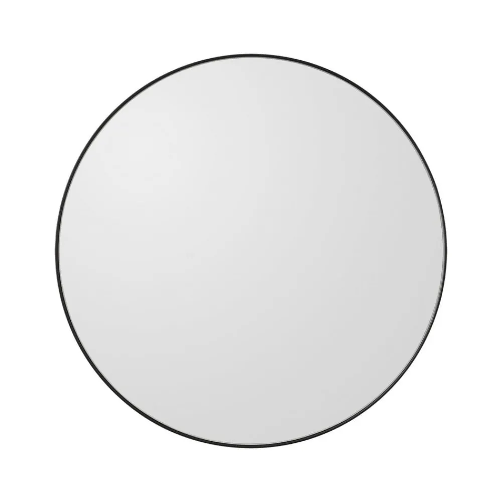 AYTM Møbel Og Interiør > Circum-spejl, klar/sort, Ø 50 cm, glas, MDF-træ