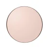 Møbel Og Interiør ^ AYTM Circum-spejl, rosafarvet, Ø 70 cm, glas, MDF-træ