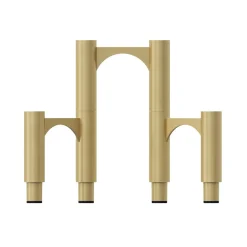AYTM Møbel Og Interiør > Compono lysestage, guld, h 12 cm, aluminium, sæt med 3 stk