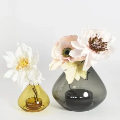 AYTM Møbel Og Interiør > Lygte Uno, vase, rav, Ø 14 cm, højde 11 cm, glas