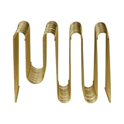 Møbel Og Interiør ^ AYTM Magasinholder Curva, guld, bredde 40 cm, stål