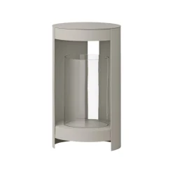 AYTM Møbel Og Interiør > Ora lygte, gråbrun, højde 28,2 cm, glas, aluminium