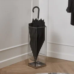 AYTM Møbel Og Interiør > -paraplyholder Curva, sølv, højde 56 cm, stål