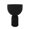 AYTM Møbel Og Interiør > Torus urtepotte, sort, Ø 22 cm, højde 30,6 cm, jern