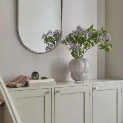 AYTM Møbel Og Interiør > Uva-vase, Ø 32 cm, duegrå, glas, mundblæst