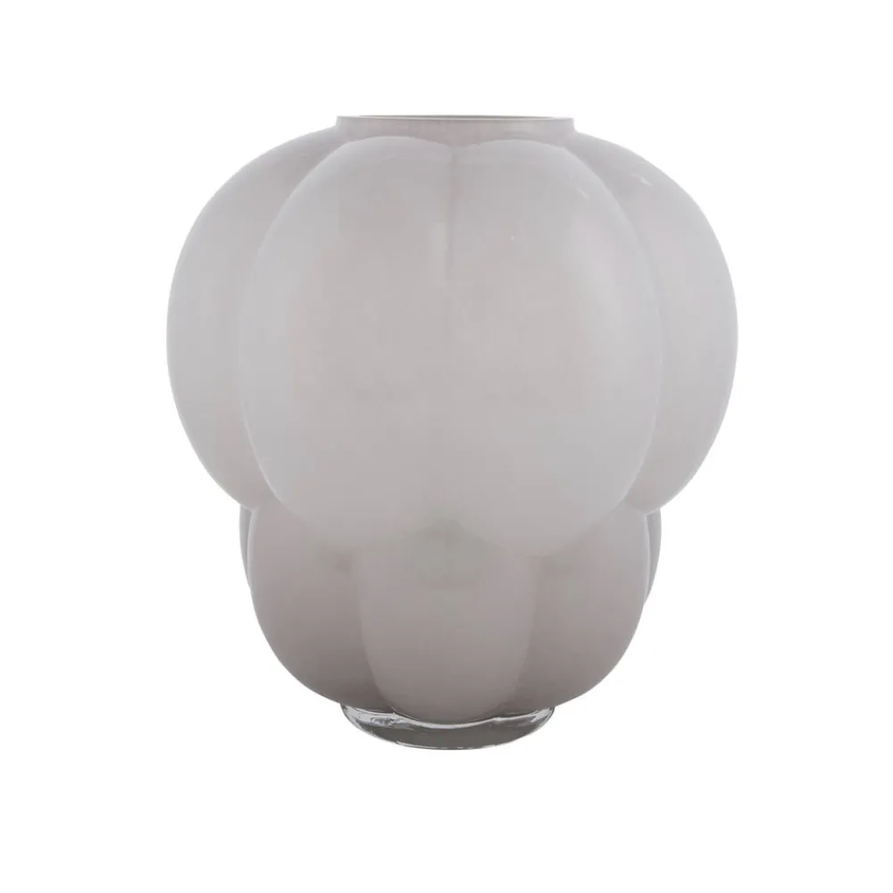 AYTM Møbel Og Interiør > Uva-vase, Ø 32 cm, duegrå, glas, mundblæst