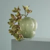 AYTM Møbel Og Interiør > Uva-vase, glas, grøn, Ø 26 cm, højde 28 cm, mundblæst