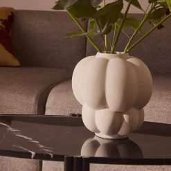 AYTM Møbel Og Interiør > Uva-vase, keramik, hvid, Ø 20 cm, drueform