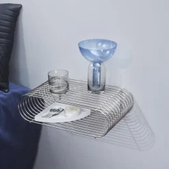 Møbel Og Interiør ^ AYTM Vase Torus, blå, Ø 25 cm, højde 33 cm, glas