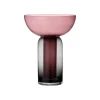 AYTM Møbel Og Interiør > Vase Torus, pink, Ø 25 cm, højde 33 cm, glas