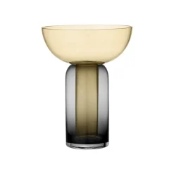 Møbel Og Interiør ^ AYTM Vase Torus, ravfarvet, Ø 25 cm, højde 33 cm, glas