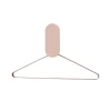 Møbel Og Interiør ^ AYTM Vægknage Ovali, spejl, pink, glas, træ, stål