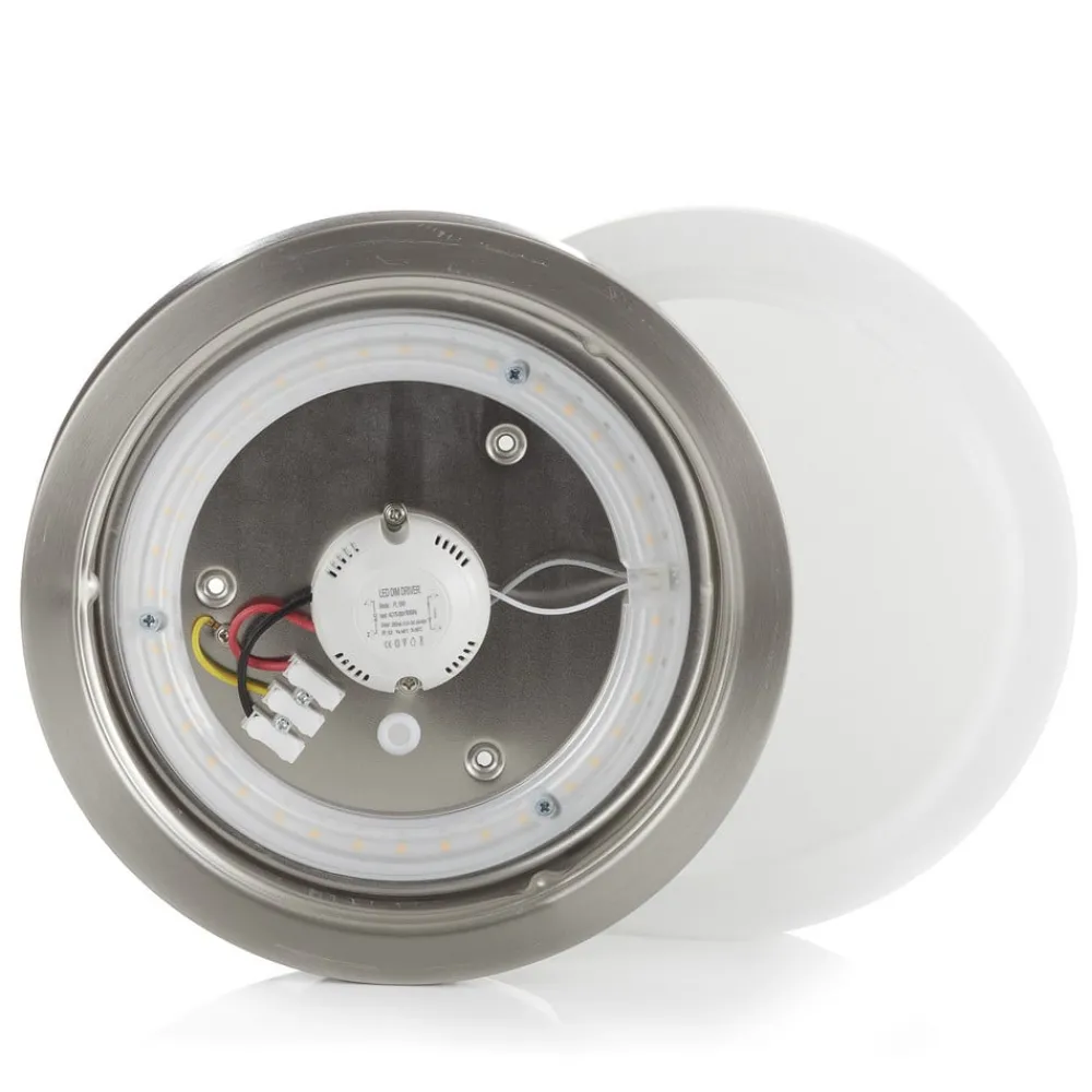 Loftlamper ^ Steinhauer Babylon – LED-loftlampe til badeværelset 23 cm