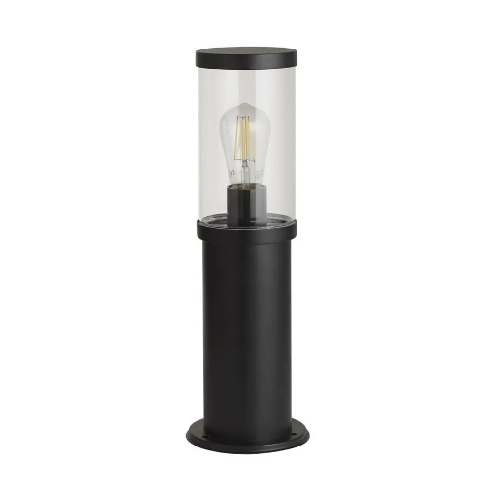 Searchlight Sokkellamper > Bakerloo sokkellampe, IP44, sort, højde 45 cm, metal