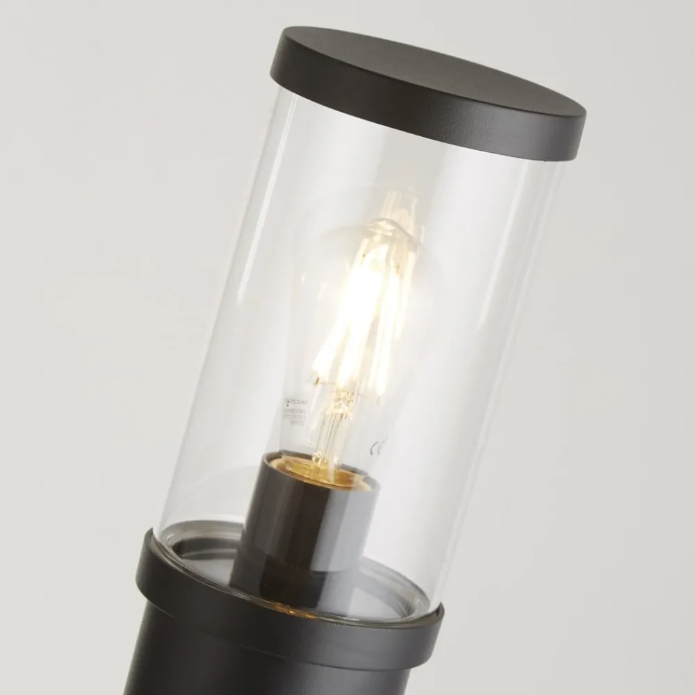 Searchlight Sokkellamper > Bakerloo sokkellampe, IP44, sort, højde 45 cm, metal