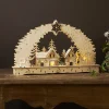 STAR TRADING Dekorationsbelysning|Julepynt > Bamberg by LED-adventsstage, batteridrift