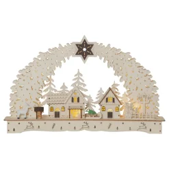 STAR TRADING Dekorationsbelysning|Julepynt > Bamberg by LED-adventsstage, batteridrift