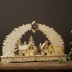STAR TRADING Dekorationsbelysning|Julepynt > Bamberg by LED-adventsstage, batteridrift