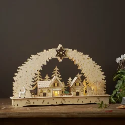 STAR TRADING Dekorationsbelysning|Julepynt > Bamberg by LED-adventsstage, batteridrift