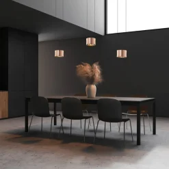 Pendellamper ^ BANKAMP Impulse LED-hængelampe 3 lyskilde roséguld