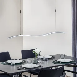 Pendellamper ^ BANKAMP Wave II LED-hængelampe, højdejusterbar