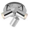 Loftlamper ^ Briloner Banyo Splash loftlampe, IP44, 3 lyskilder