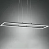 Pendellamper ^ Fabas Luce Bard LED-hængelampe, 92x32 cm, antracit
