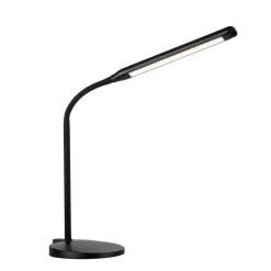JUST LIGHT. GmbH Arbejdsrum/Kontor|Bordlamper > BARE LYS. Elly LED-bordlampe, ABS, CCT, dæmpbar sort