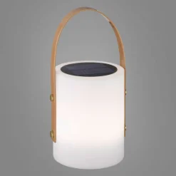 Dekorationsbelysning|Solcellelamper ^ FH Lighting Bari LED-bordlampe, solcelle, RGB-farveskift