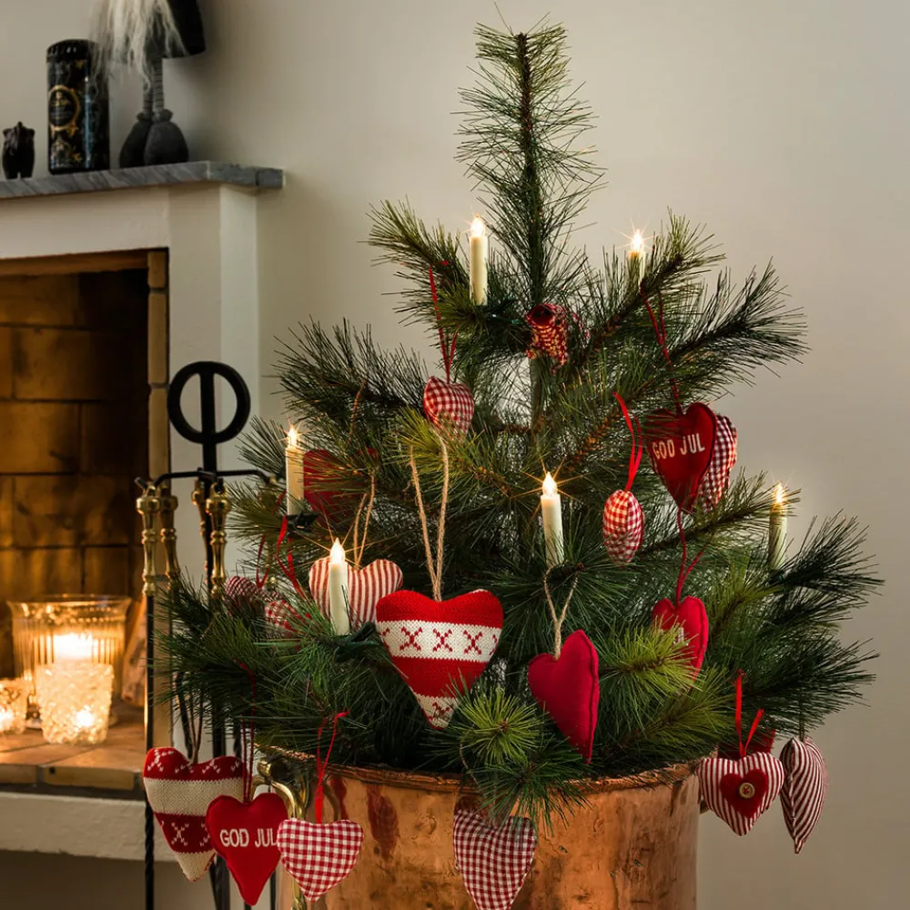 Konstsmide Christmas Dekorationsbelysning|Julepynt > Batteridrevet juletræslys LED, hvid, 10 lyskilder