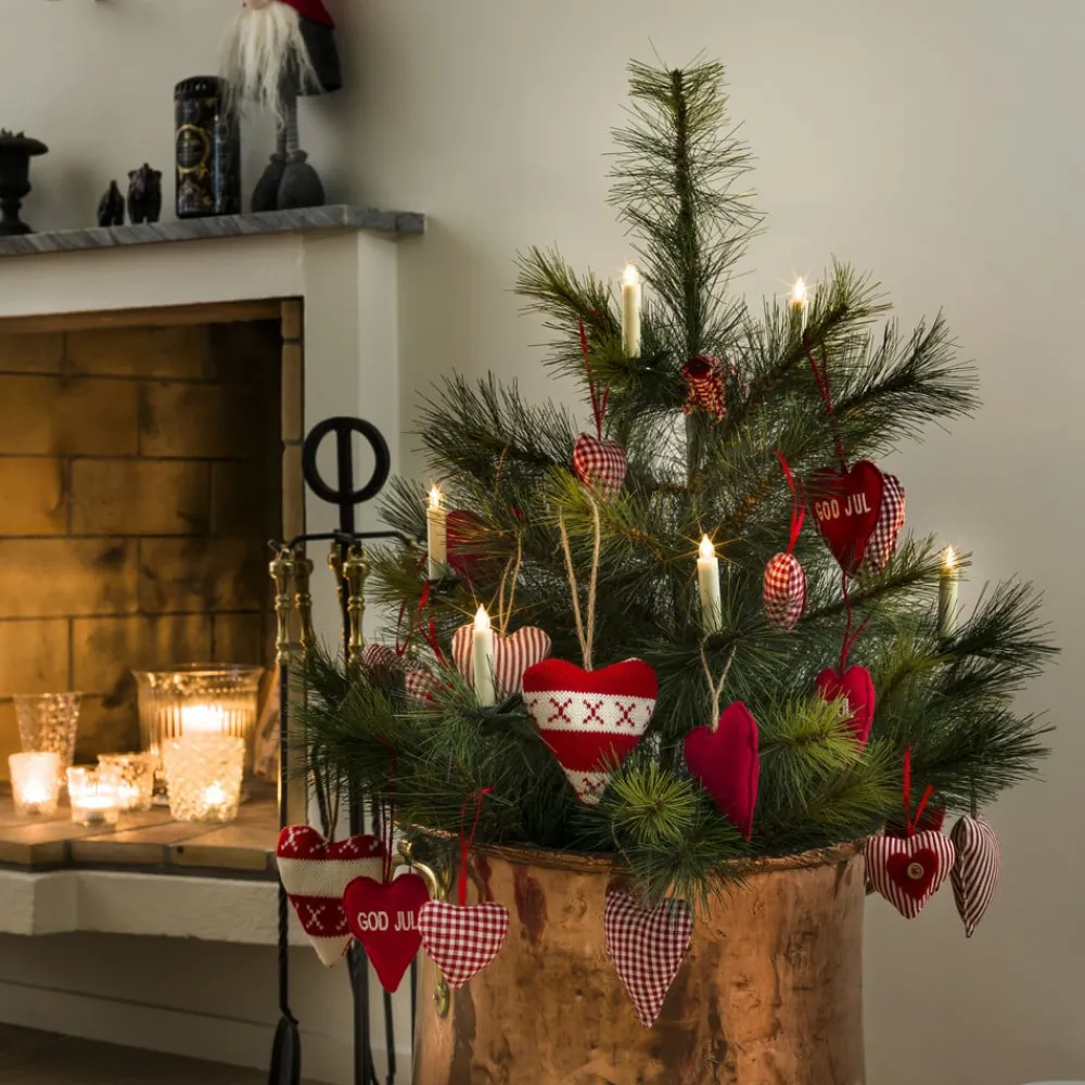 Konstsmide Christmas Dekorationsbelysning|Julepynt > Batteridrevet juletræslys LED, hvid, 10 lyskilder