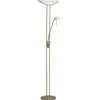 Gulvlamper ^ EGLO Baya gulvlampe poleret