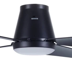 Beacon Lighting Loftventilatorer > Beacon LED-loftventilator Aria CTC, sort, 122 cm, støjsvag