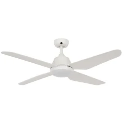 Beacon Lighting Loftventilatorer > Beacon LED-loftventilator Aria hvid lydløs 122 cm