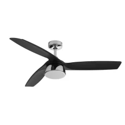 Beacon Lighting Loftventilatorer > Beacon LED-loftventilator Bronx DC-motor støjsvag 132 cm CCT