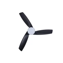 Beacon Lighting Loftventilatorer > Beacon LED-loftventilator Bronx DC-motor støjsvag 132 cm CCT