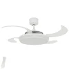 Loftventilatorer ^ Beacon Lighting Beacon LED-loftventilator Fanaway Evo 1 hvid 121 cm støjsvag