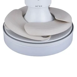 Loftventilatorer ^ Beacon Lighting Beacon LED-loftventilator Fanaway Orbit hvid Ø 91 cm støjsvag