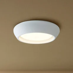 Beacon Lighting Loftlamper|Loftlamper > Beacon loftlampe Fjord, hvid, gips, Ø 28 cm, GX53