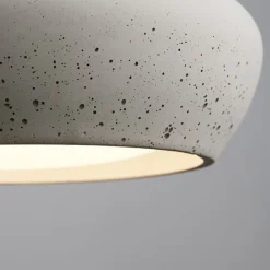 Beacon Lighting Gang|Loftlamper > Beacon loftlampe Fjord, lysegrå, gips, Ø 28 cm, GX53