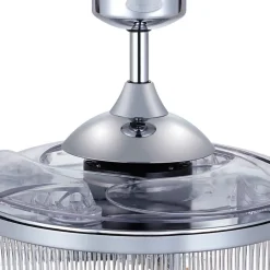 Beacon Lighting Loftventilatorer > Beacon loftventilatorlampe Fanaway Corbelle krom lydløs